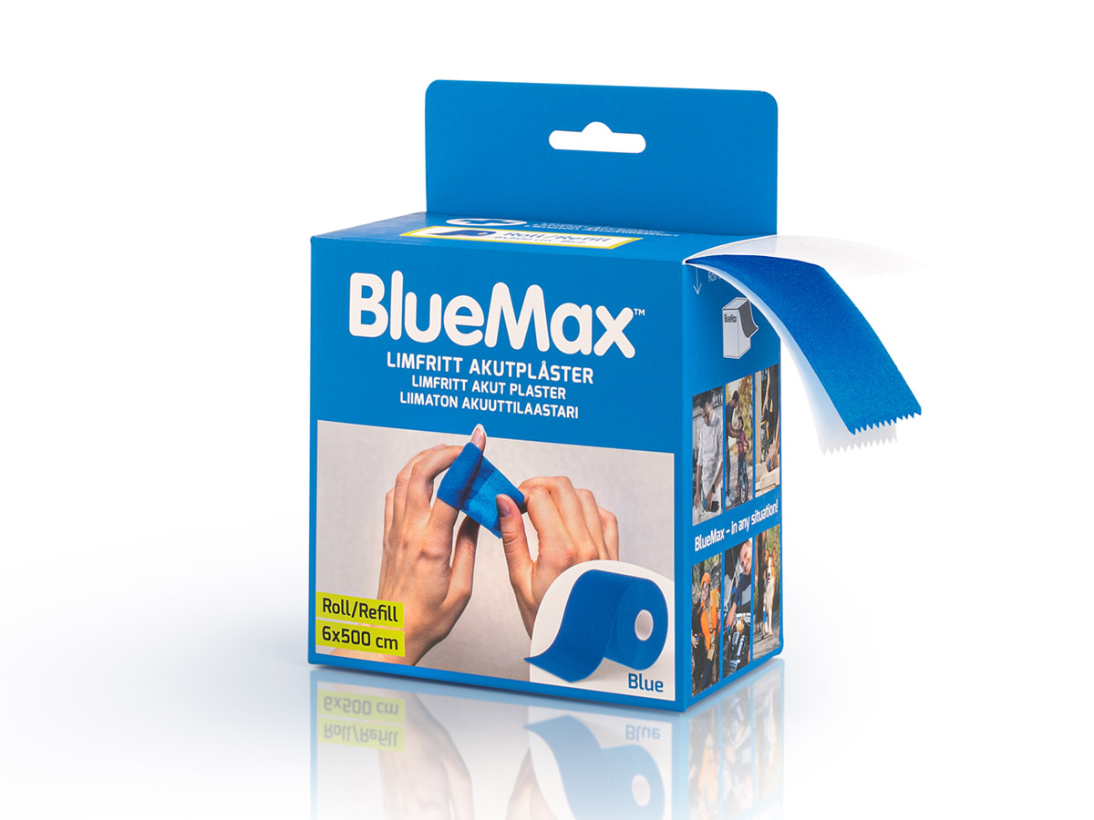 BlueMax Akutplåster Refill 6x500 cm