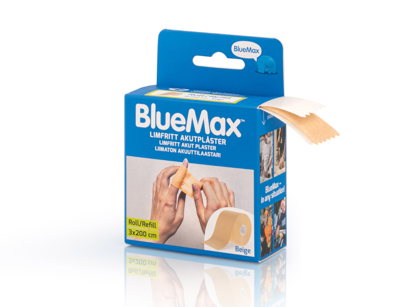 BlueMax Akutplåster Refill 3x200 cm