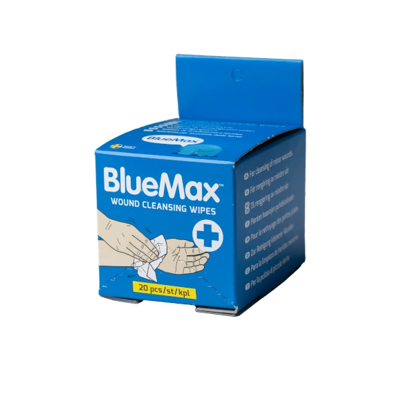 BlueMax Sårtvättare sidan